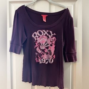 Purple Roxy top XL